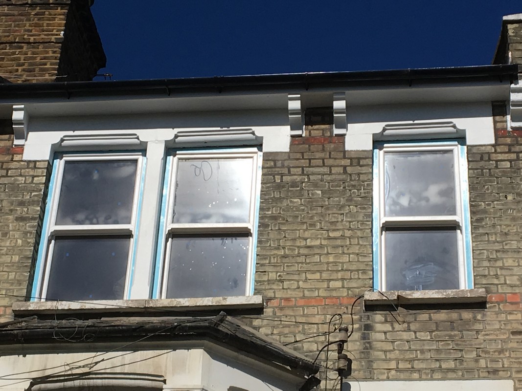 New uPVC sash windows fitted on Victorian terrace in Harrow